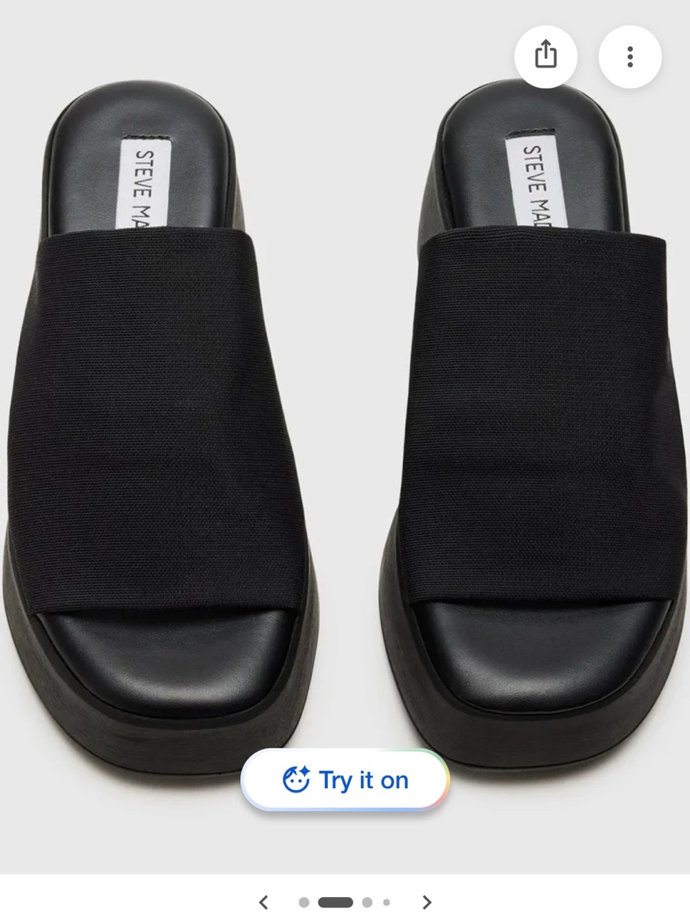 women’s black platform sandal target size 6